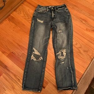Pacsun ripped mom jeans